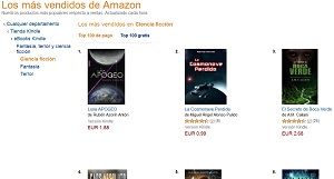 Top ventas en Amazon ciencia ficcin